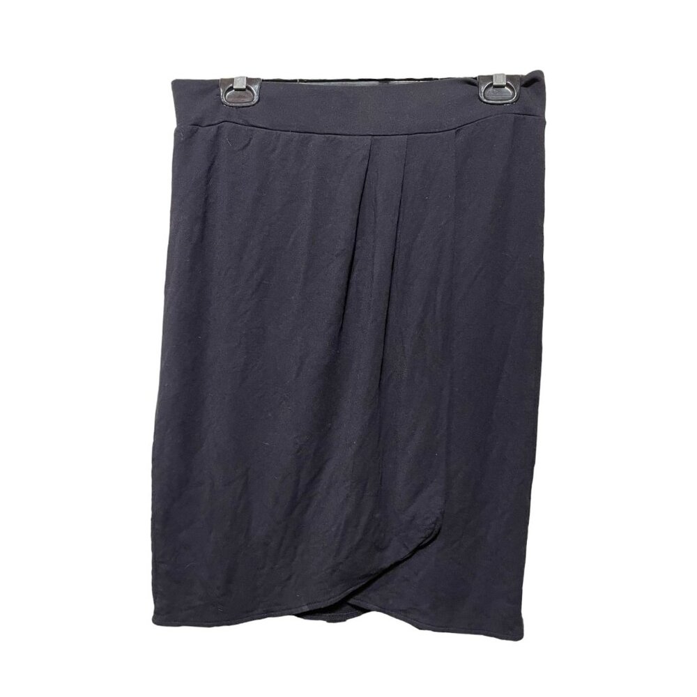 Cabi Black Pencil Wrap Style Skirt